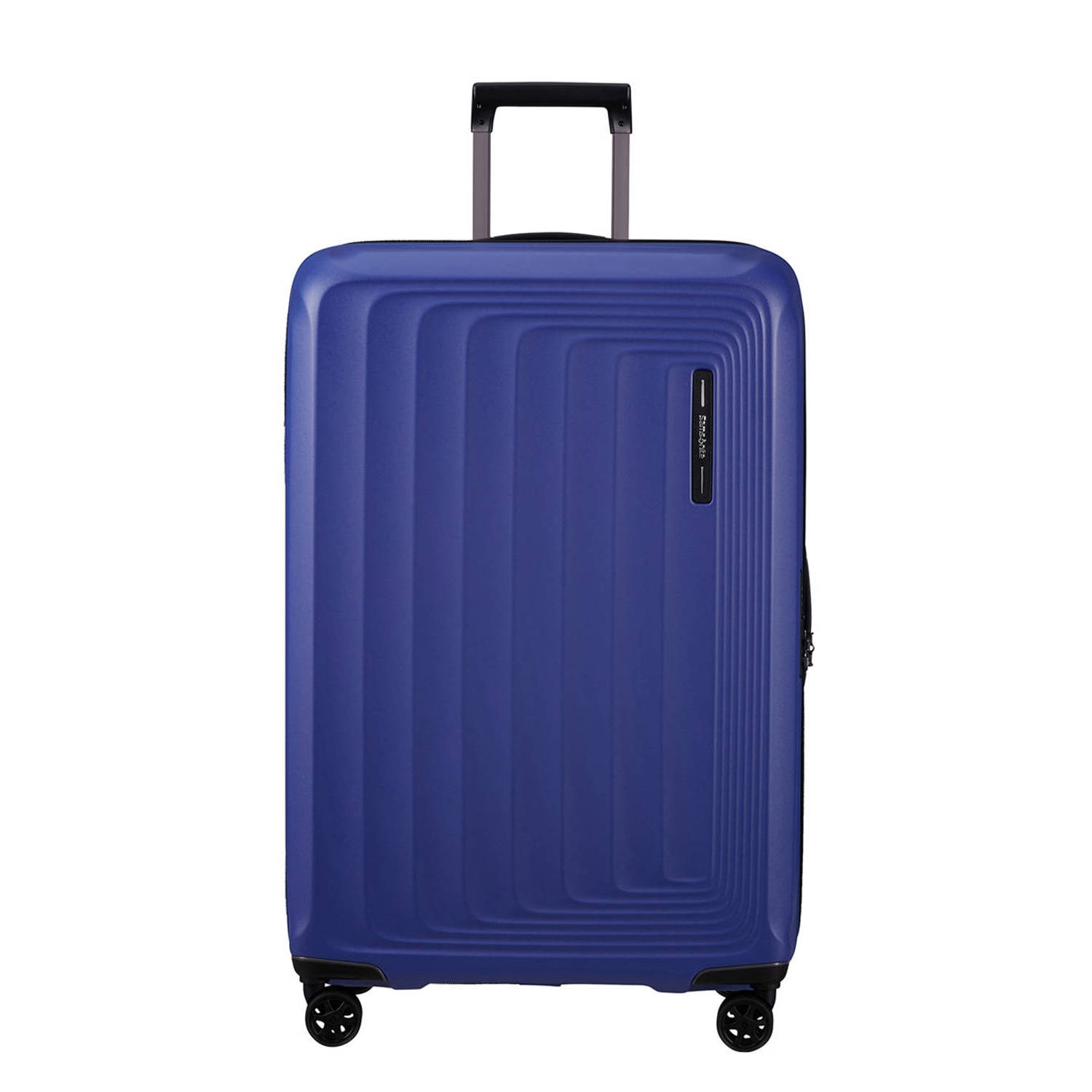 Samsonite Blauwe Trolley Koffer met Schokabsorberende Wielen Blue Heren