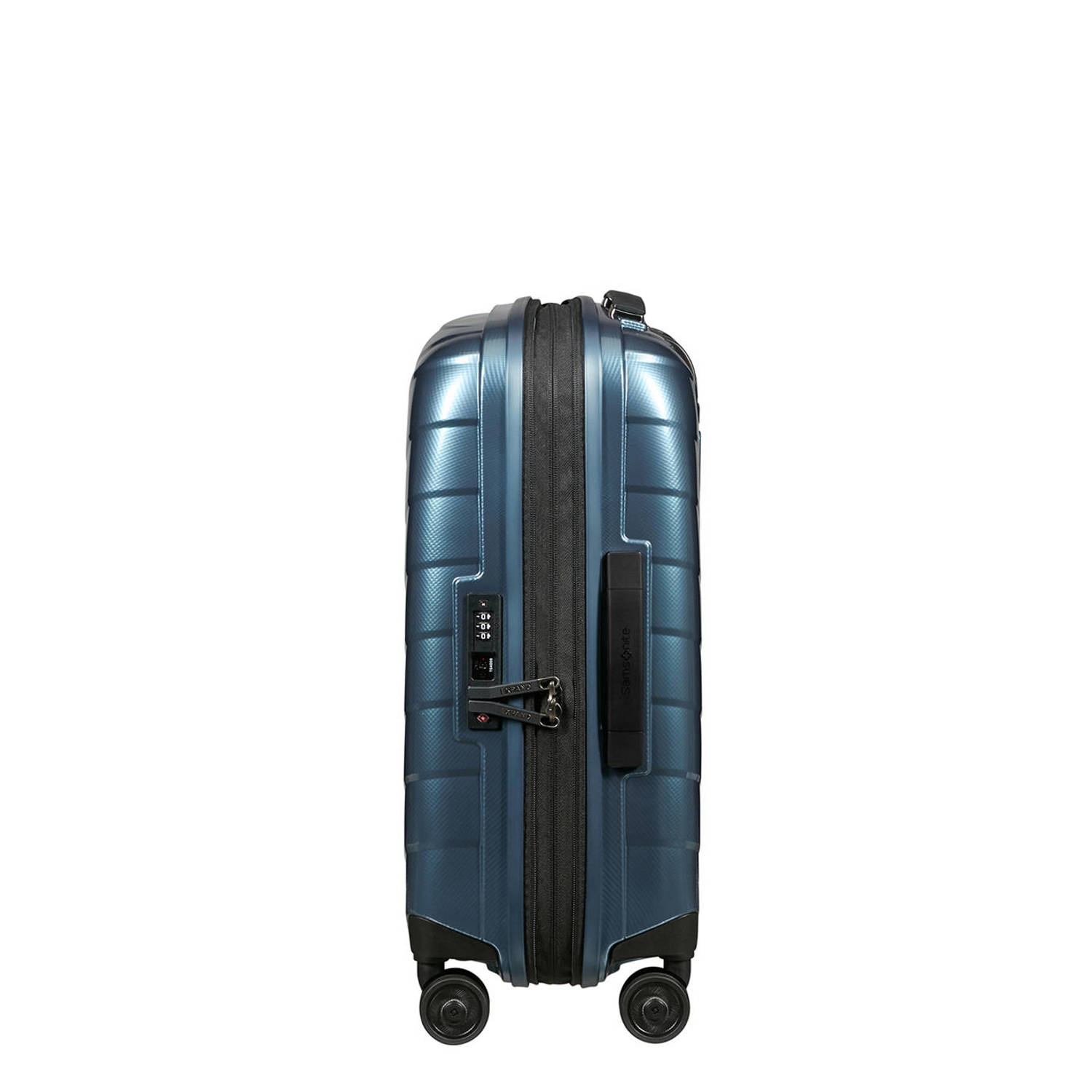 Samsonite trolley Attrix 55 cm. Expandable blauw