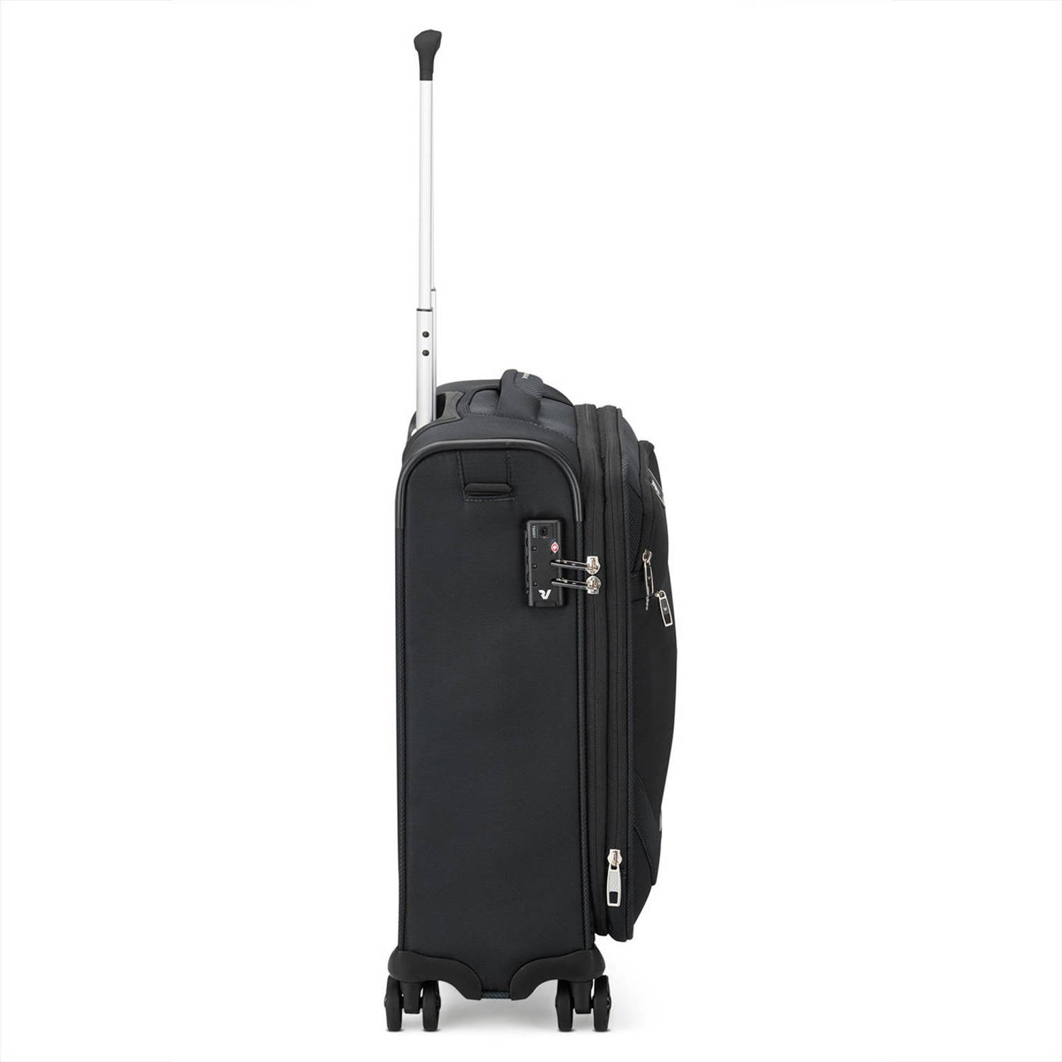 Roncato trolley Joy 55 cm. Expandable zwart