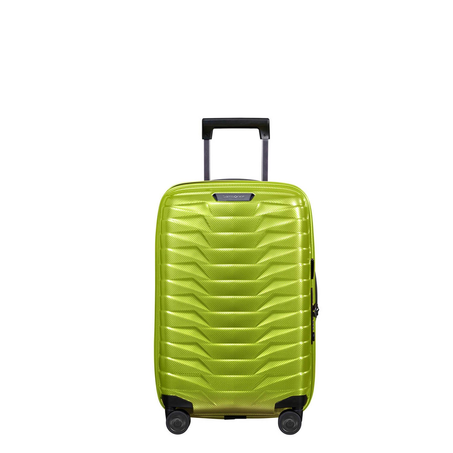 Samsonite trolley Proxis 55 cm. Expandable limegroen