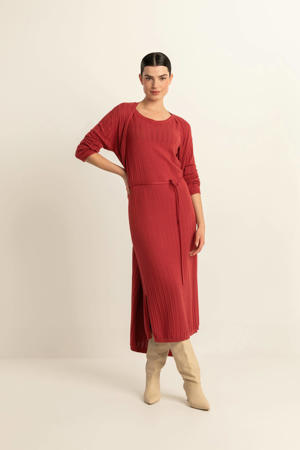 gebreid vest rood