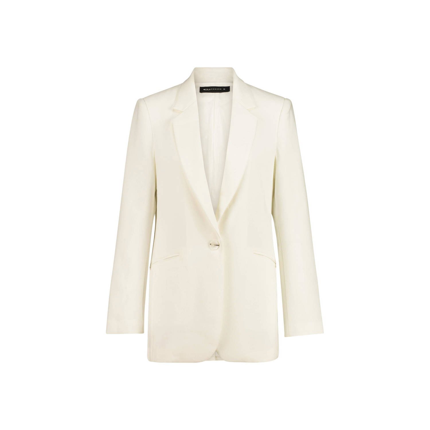 Expresso rechtvallende blazer wit