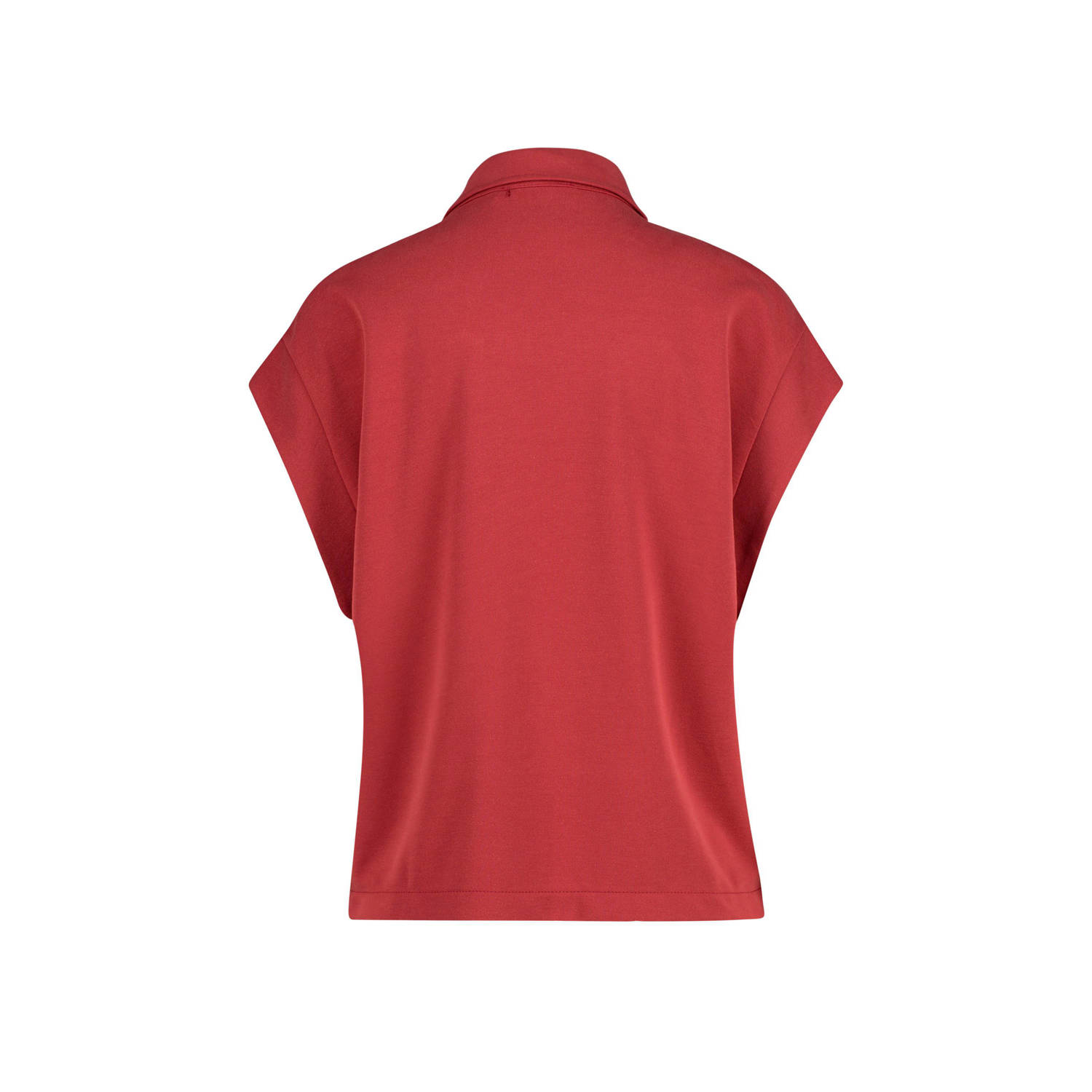 Expresso jersey blousetop rood