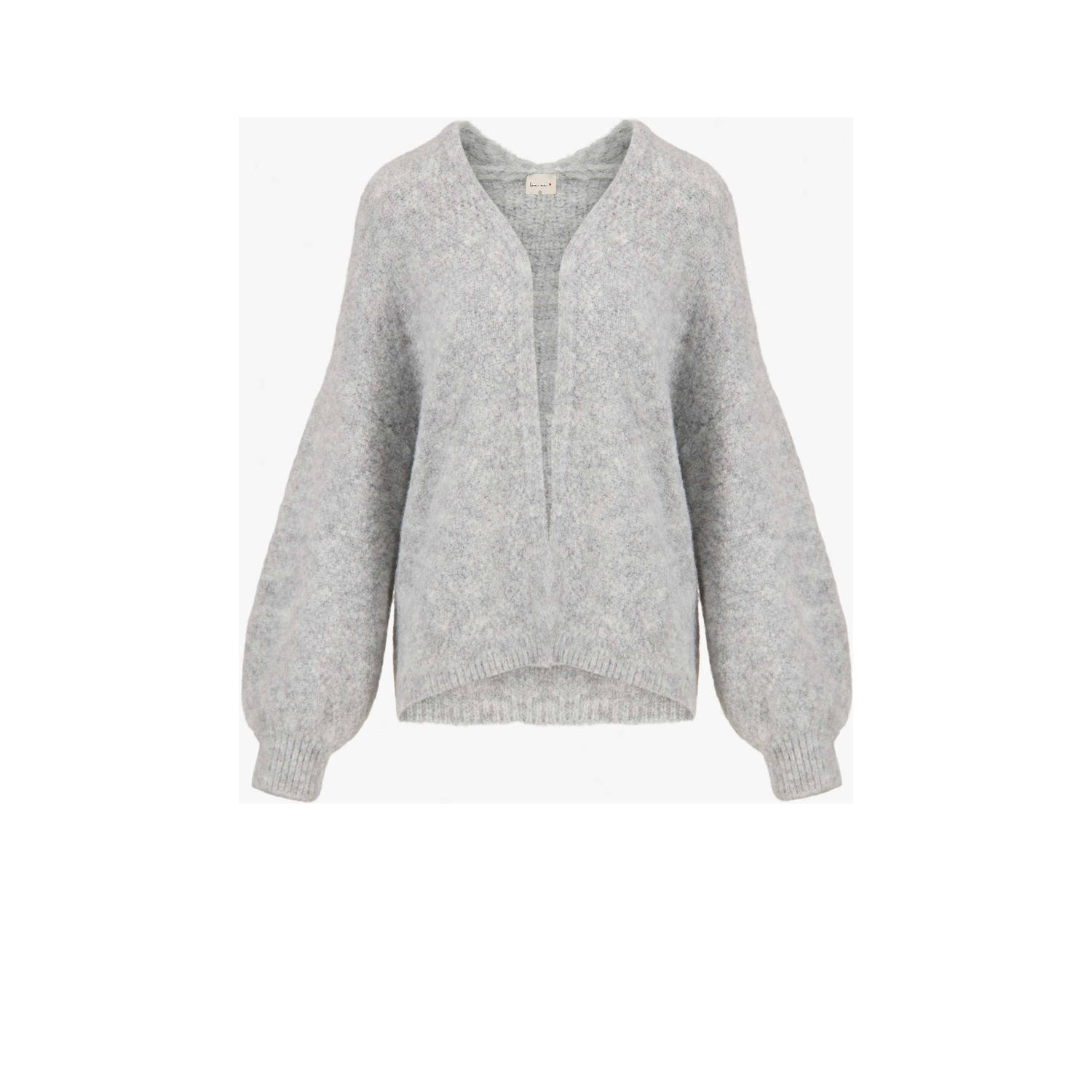 Zusss Openvallend Vest Gray Dames