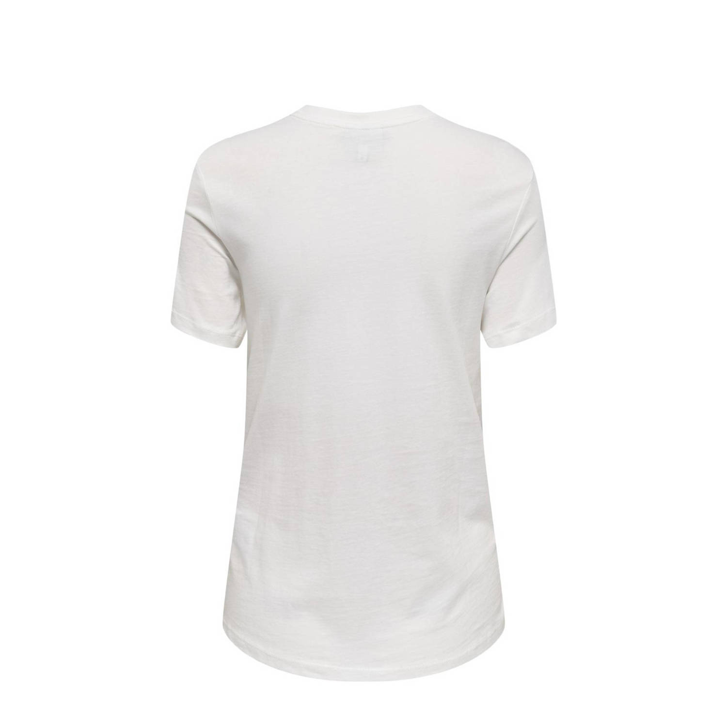 ONLY MATERNITY zwangerschapsshirt OLMGOLDIE met printopdruk wit
