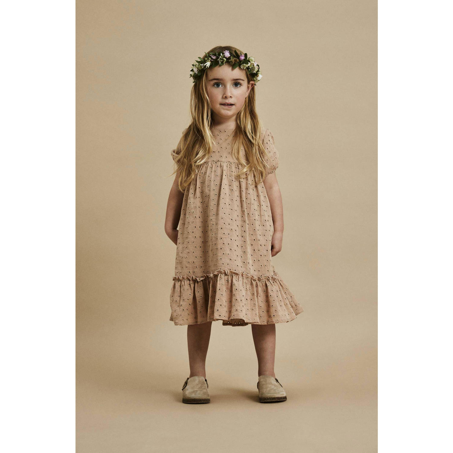 LIL' ATELIER Meisjes Jurken Nmffang Ss Loose Dress Lichtroze