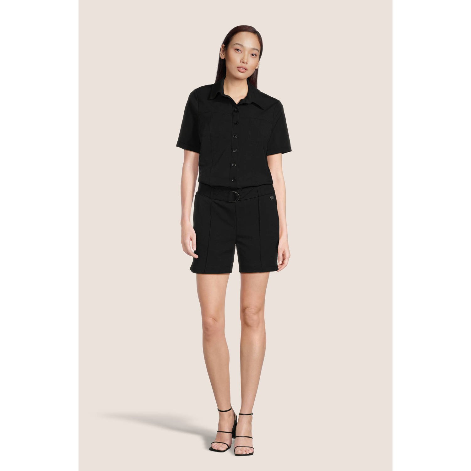 TQ-Amsterdam jumpsuit Renate zwart