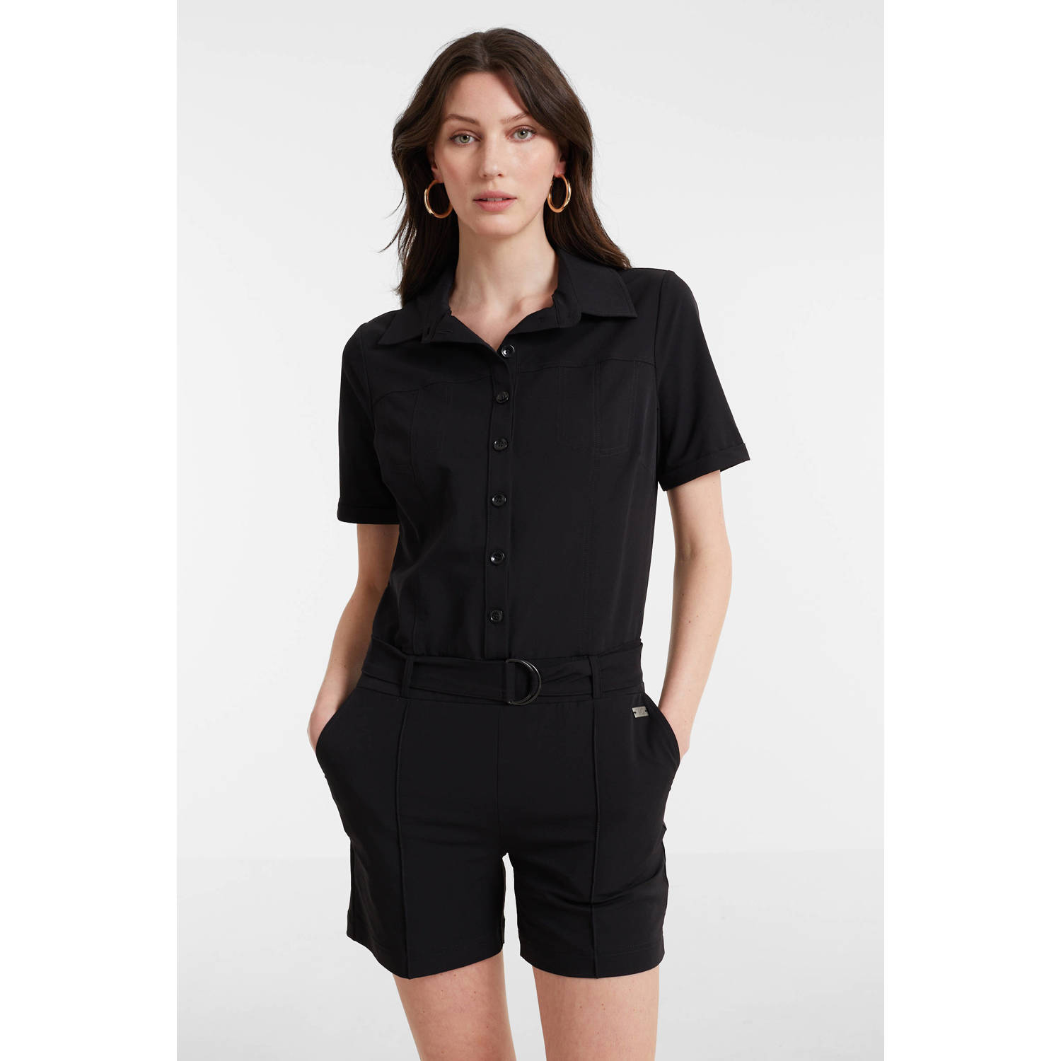 TQ-Amsterdam jumpsuit Renate zwart