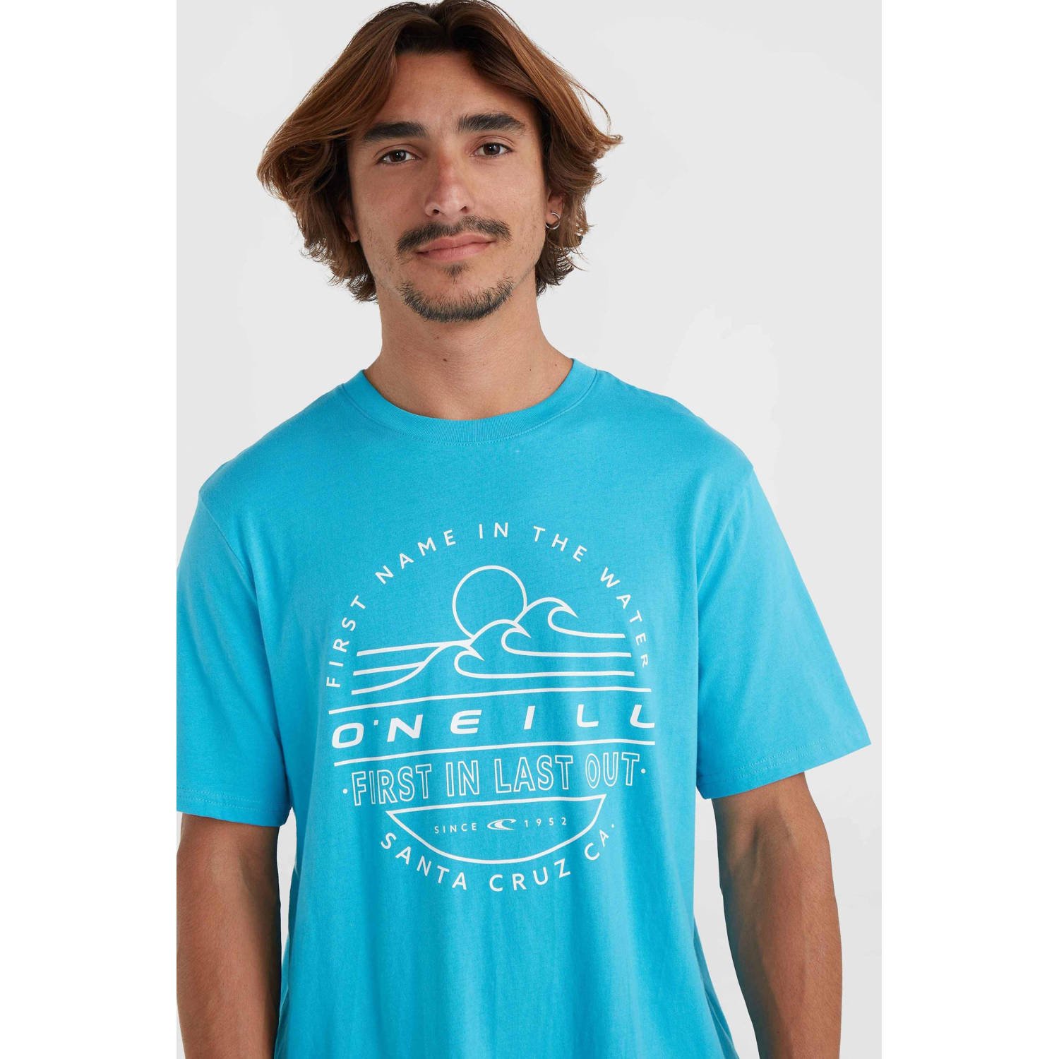 O'Neill T-shirt met printopdruk blauw