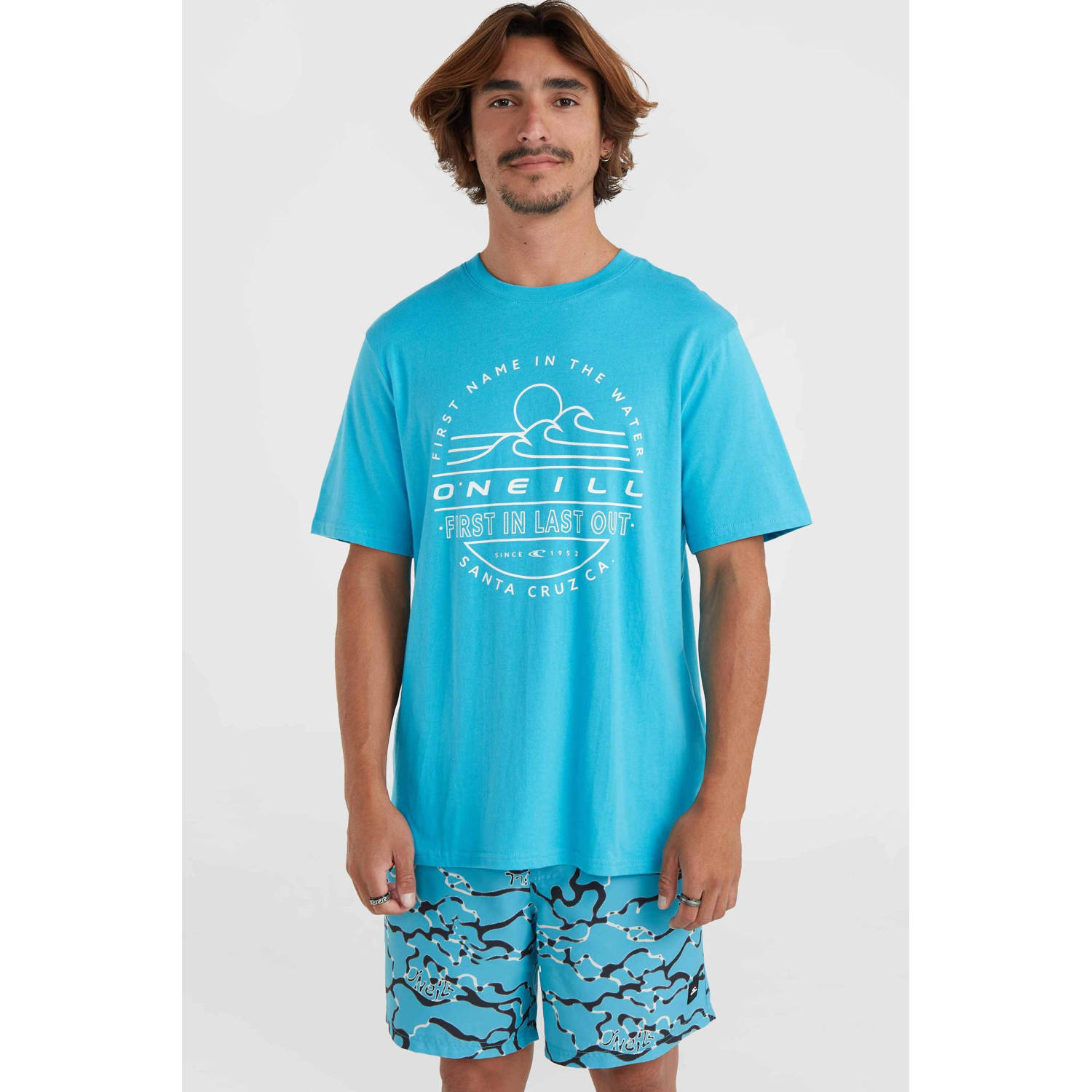 O'Neill T-shirt met printopdruk blauw