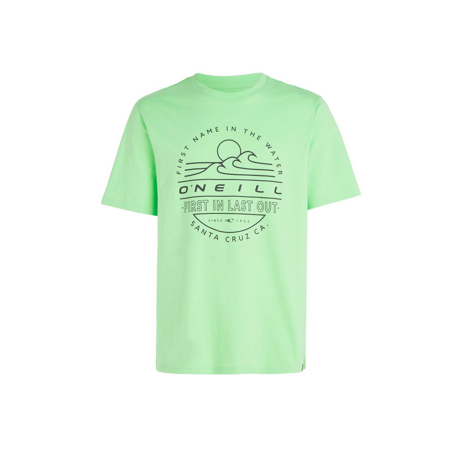 O'Neill T-shirt lichtgroen