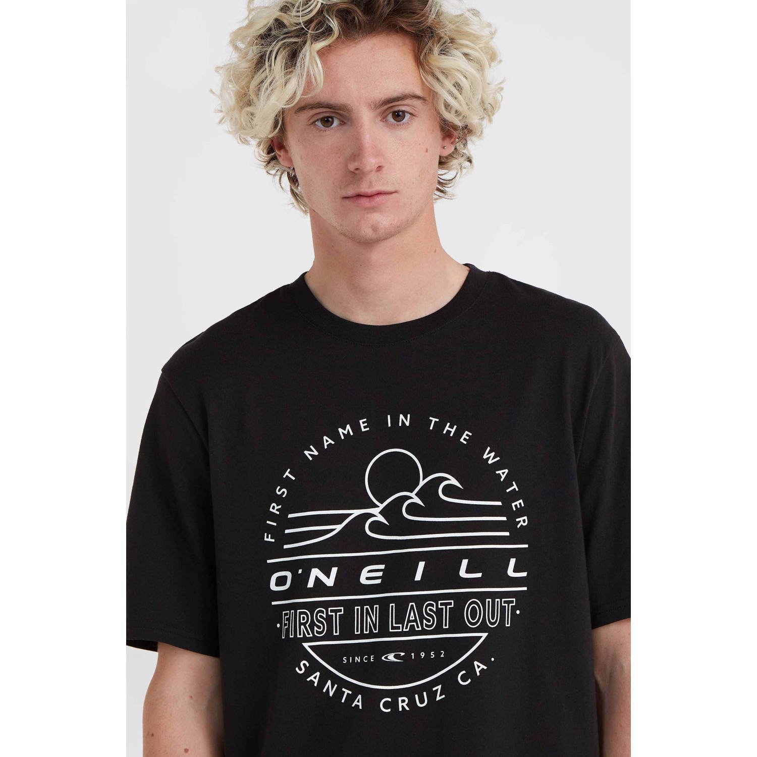 O'Neill T-shirt met printopdruk zwart