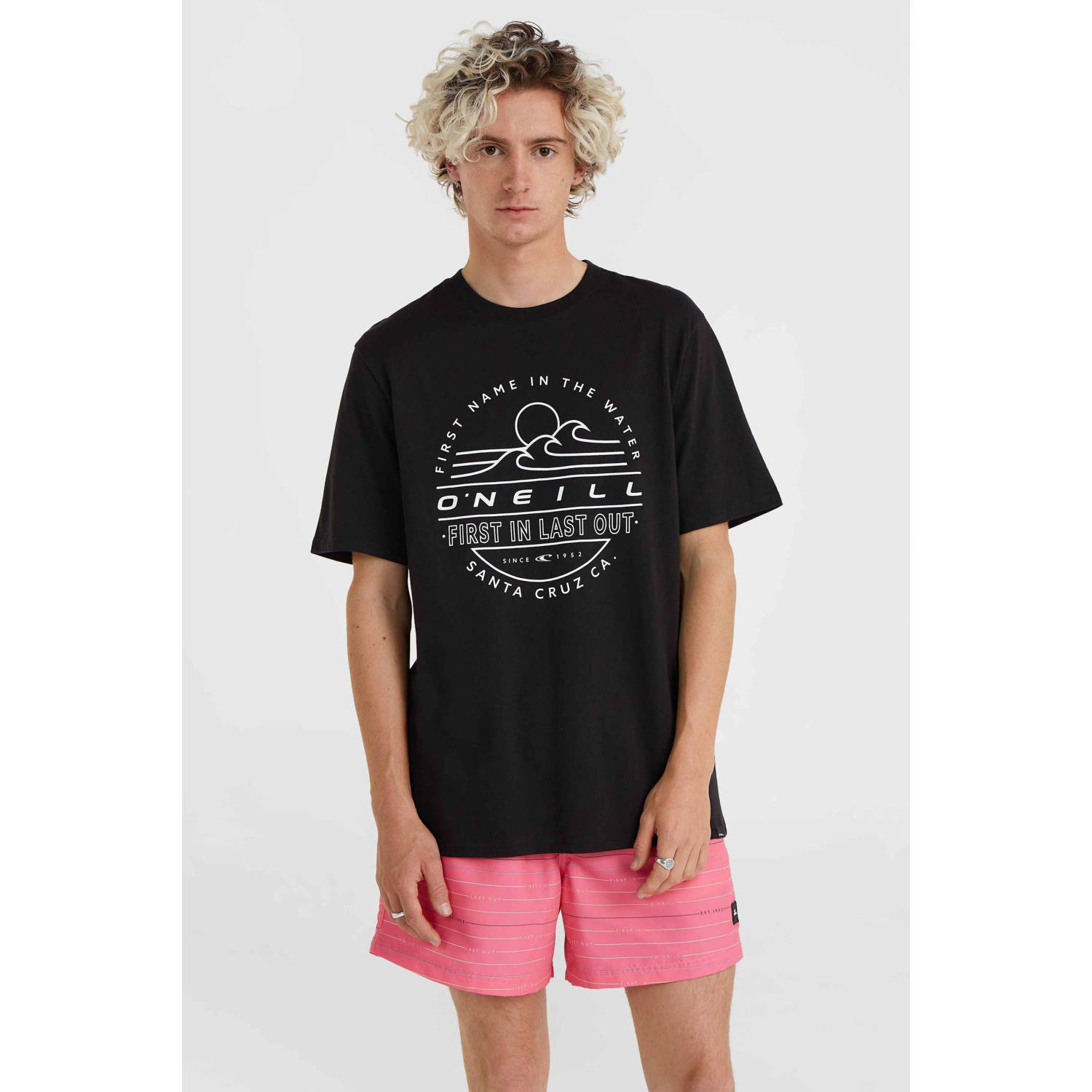 O'Neill T-shirt met printopdruk zwart