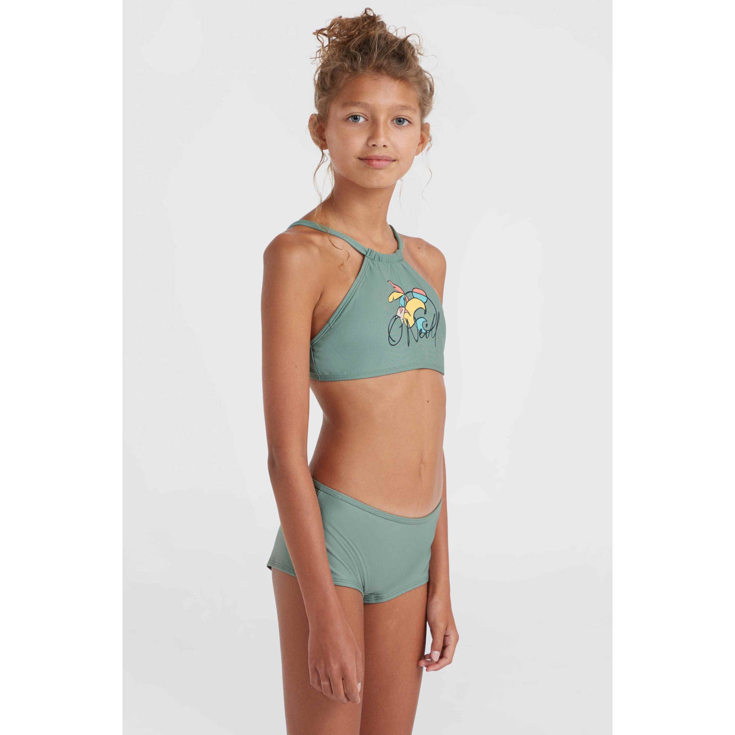 O'Neill crop bikini Cali groen