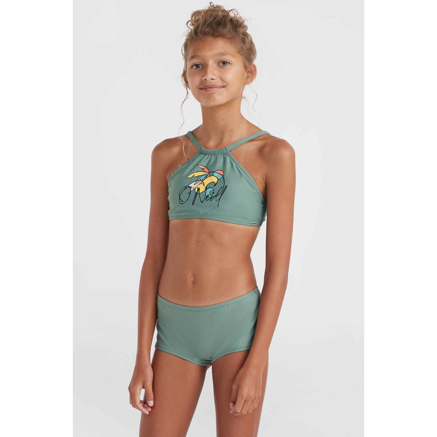 O'Neill crop bikini Cali groen