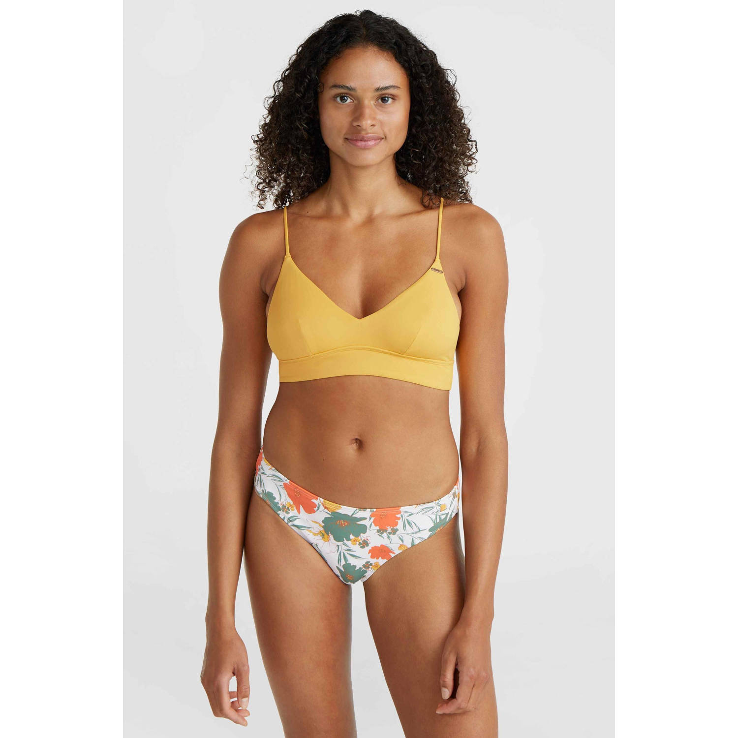 O'Neill bikinibroekje Rita wit oranje groen