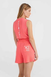 thumbnail: O'Neill high waist regular fit short met printopdruk roze
