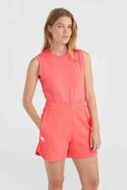 thumbnail: Roze dames O'Neill high waist regular fit short van katoen met elastische tailleband