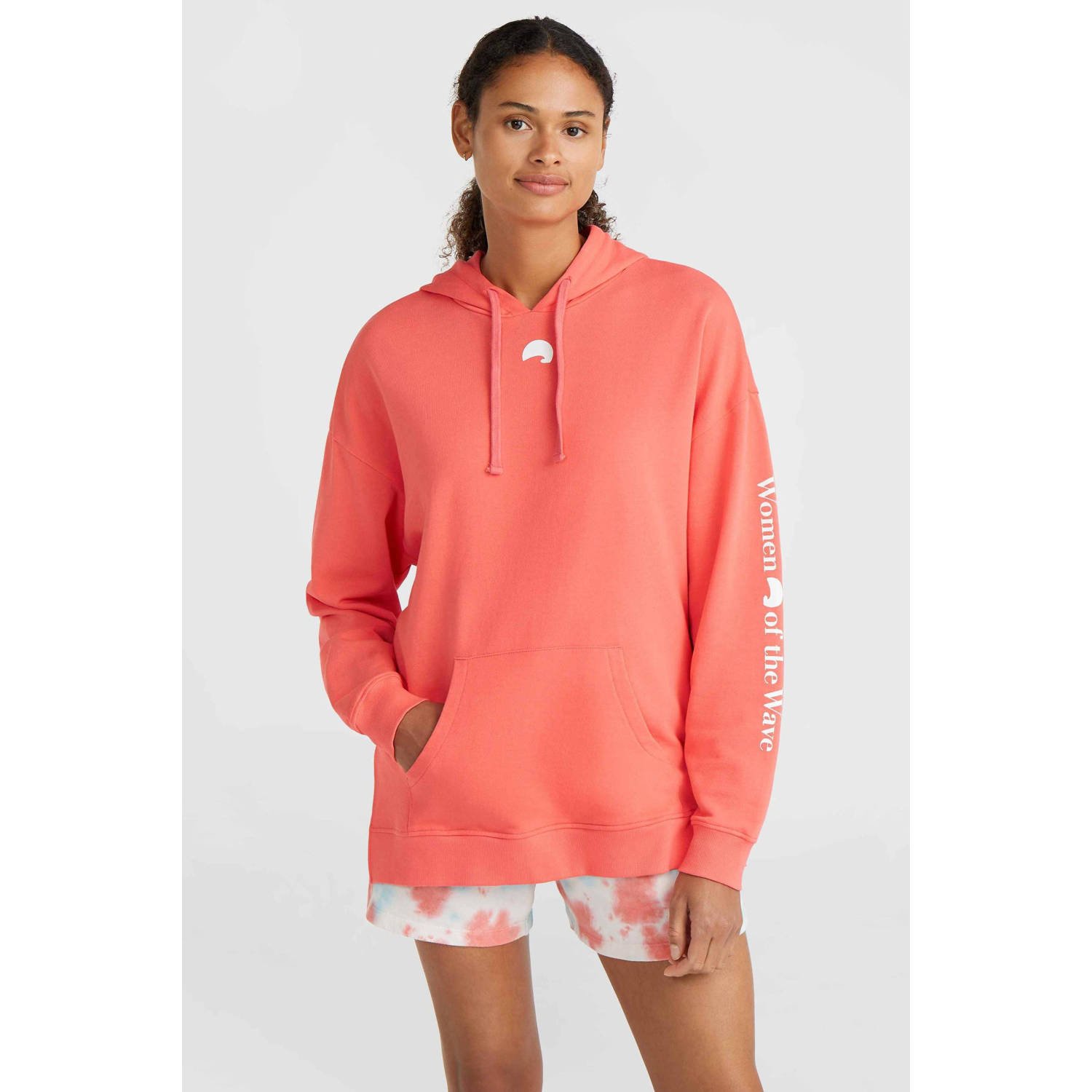 O'Neill hoodie met backprint roze