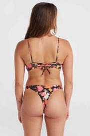 thumbnail: O'Neill voorgevormde triangel bikini Wave Skye zwart/oranje/roze