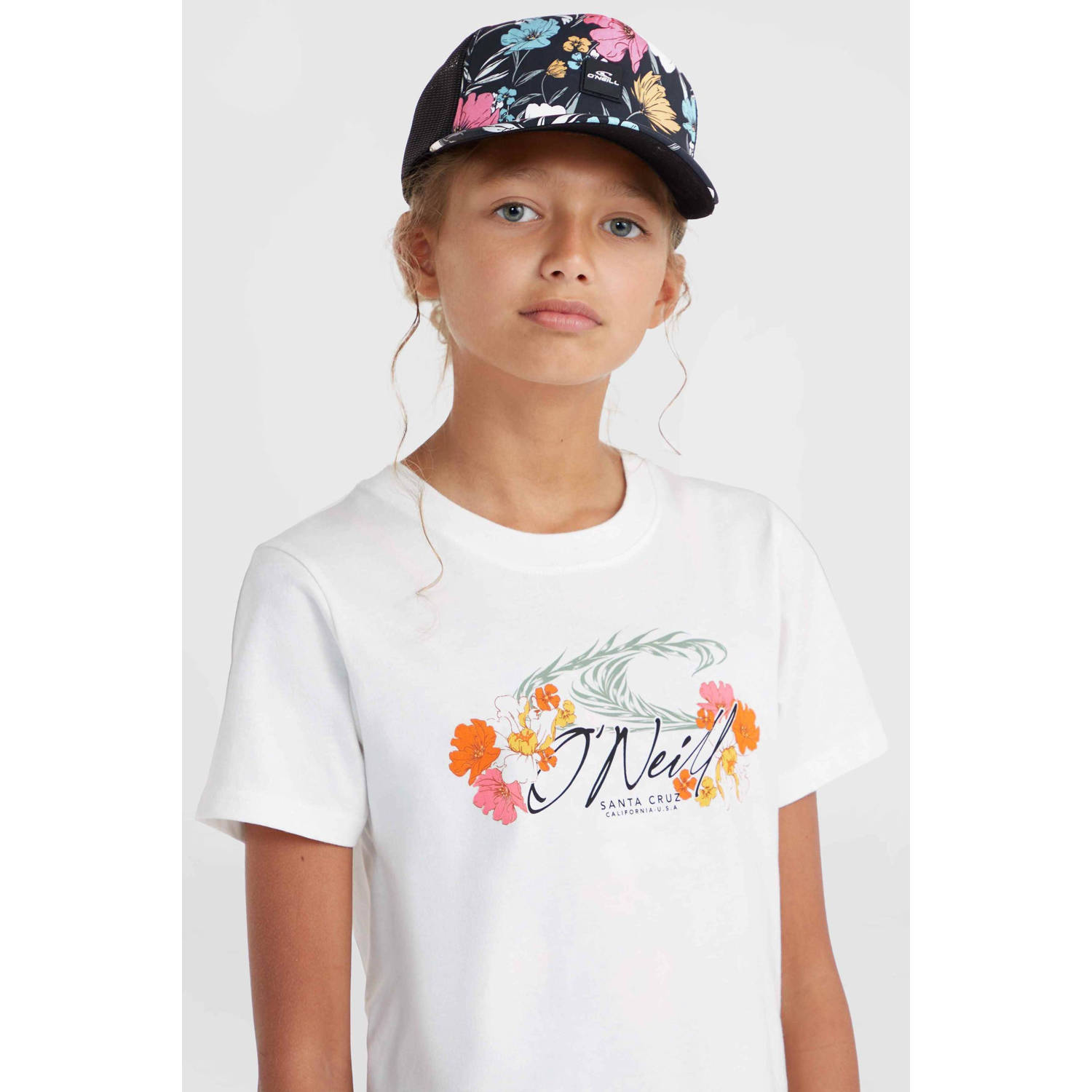 O'Neill T-shirt met printopdruk wit