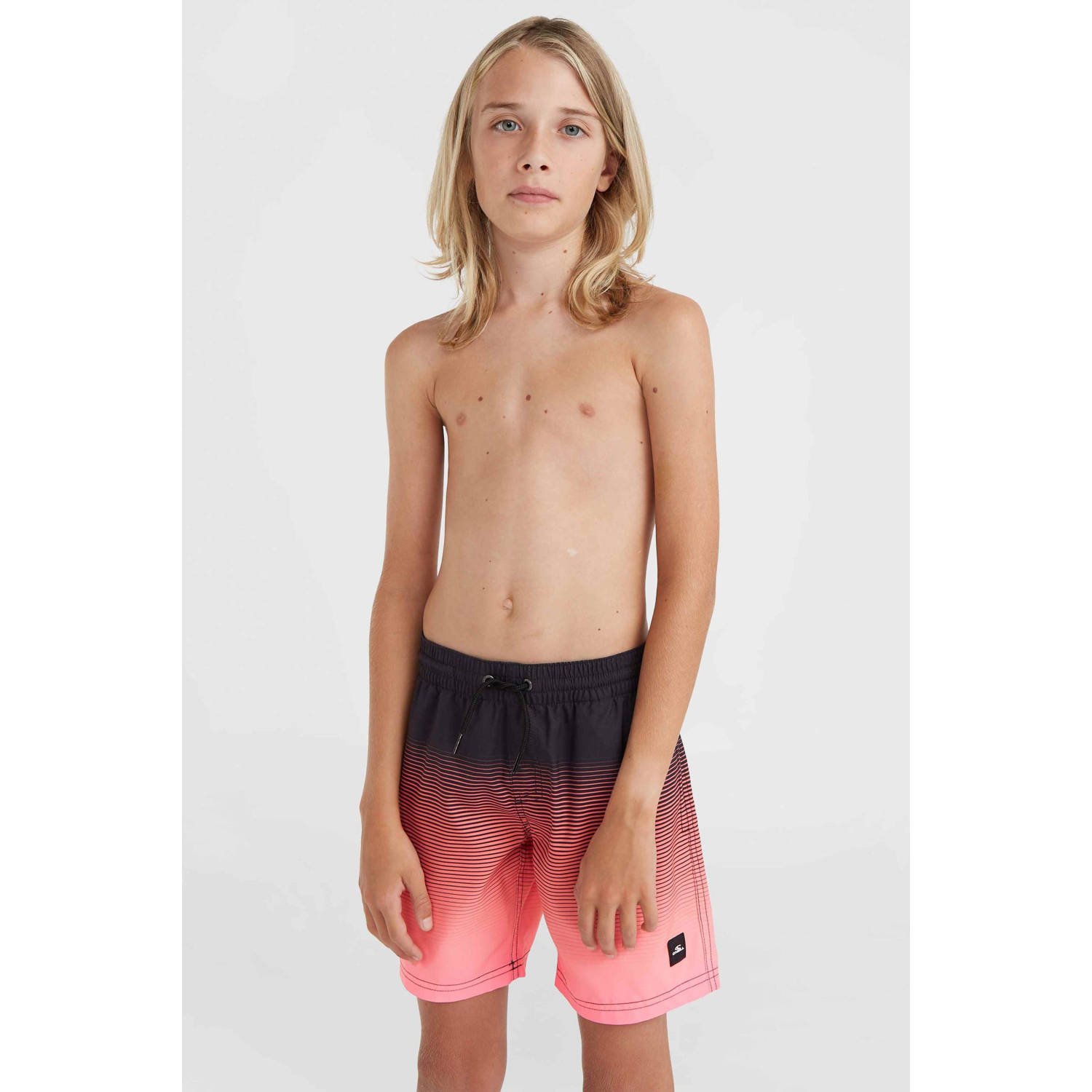 O'Neill zwemshort JACK roze zwart Jongens Polyester Effen 128