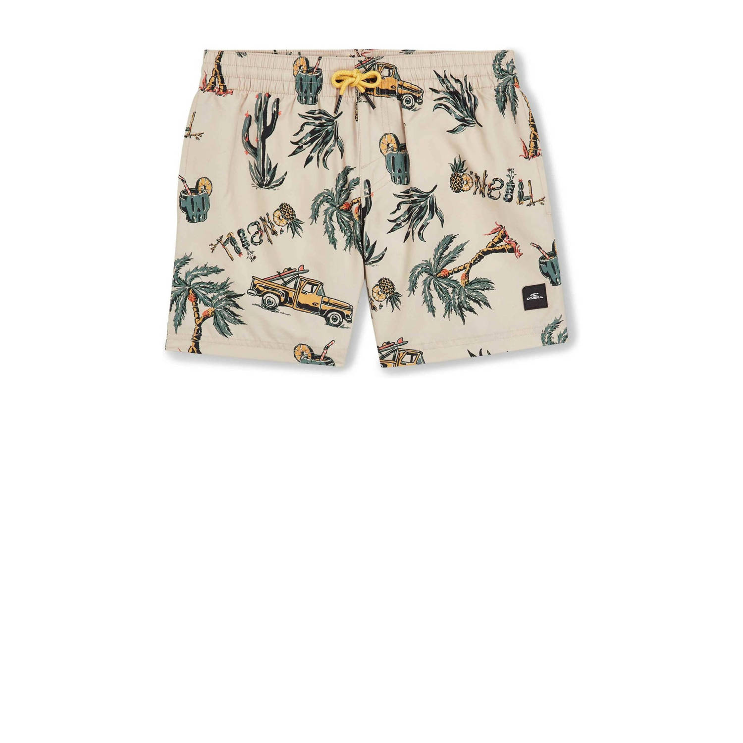 O'Neill zwemshort Cali beige Jongens Polyester All over print 116