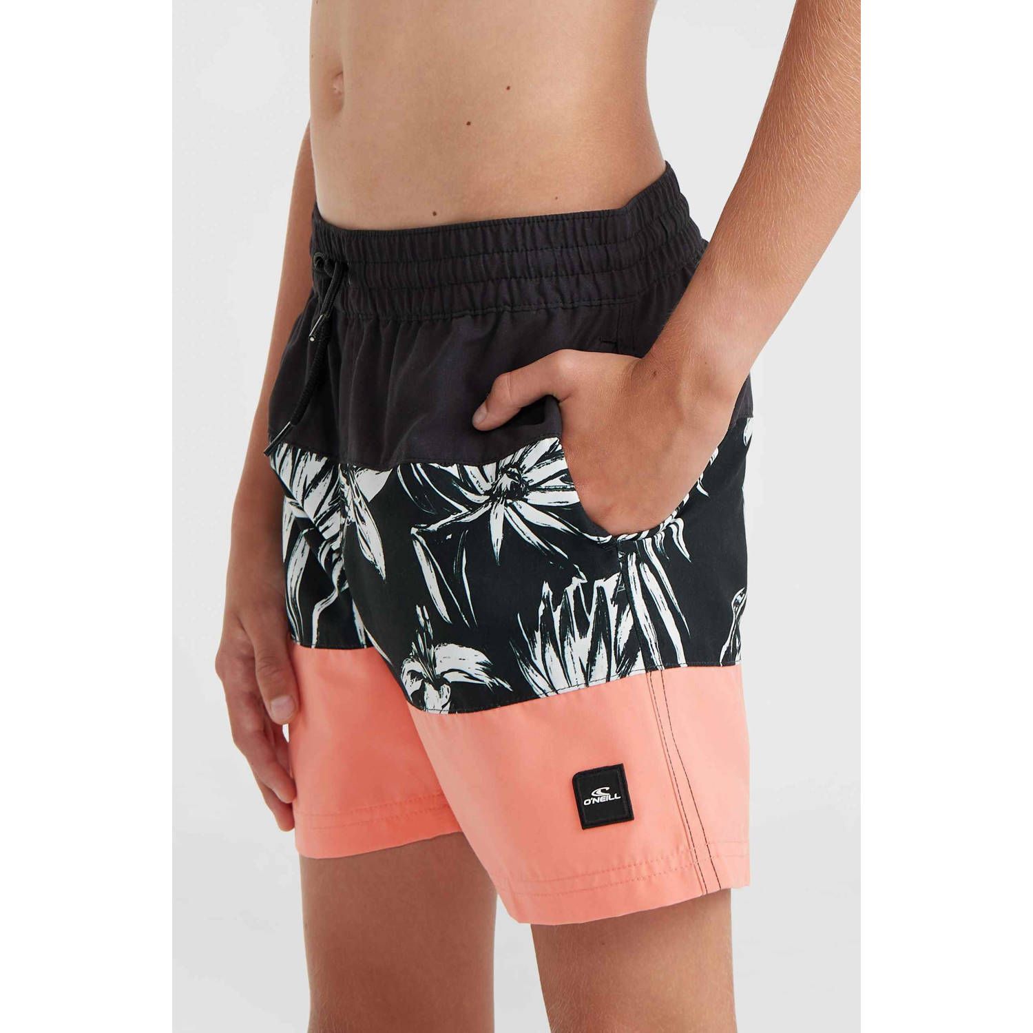 O'Neill zwemshort Cali Block zwart roze