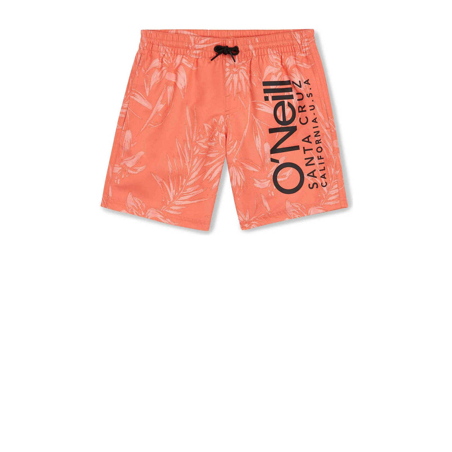 O'Neill zwemshort met logo koraaloranje Jongens Gerecycled polyester Logo 116