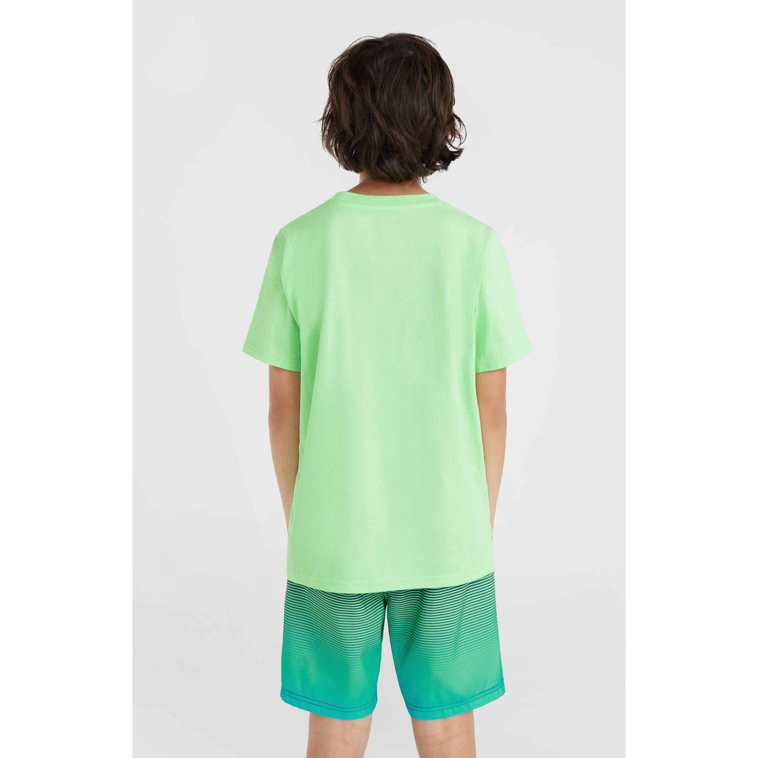 O'Neill T-shirt met printopdruk neon groen