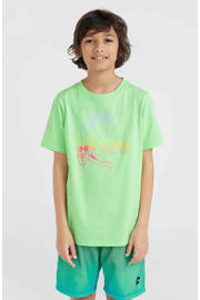 thumbnail: O'Neill T-shirt met printopdruk neon groen