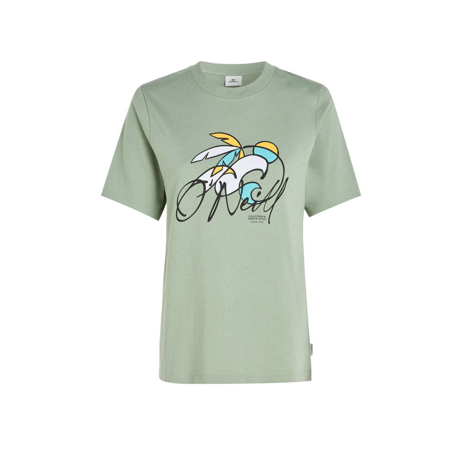 O'Neill T-shirt met printopdruk groen