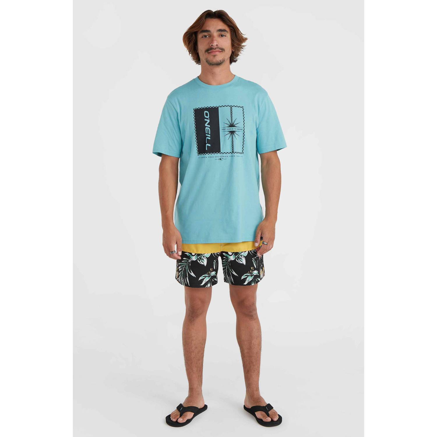 O'Neill zwemshort Mix & Match Cali blauw geel zwart