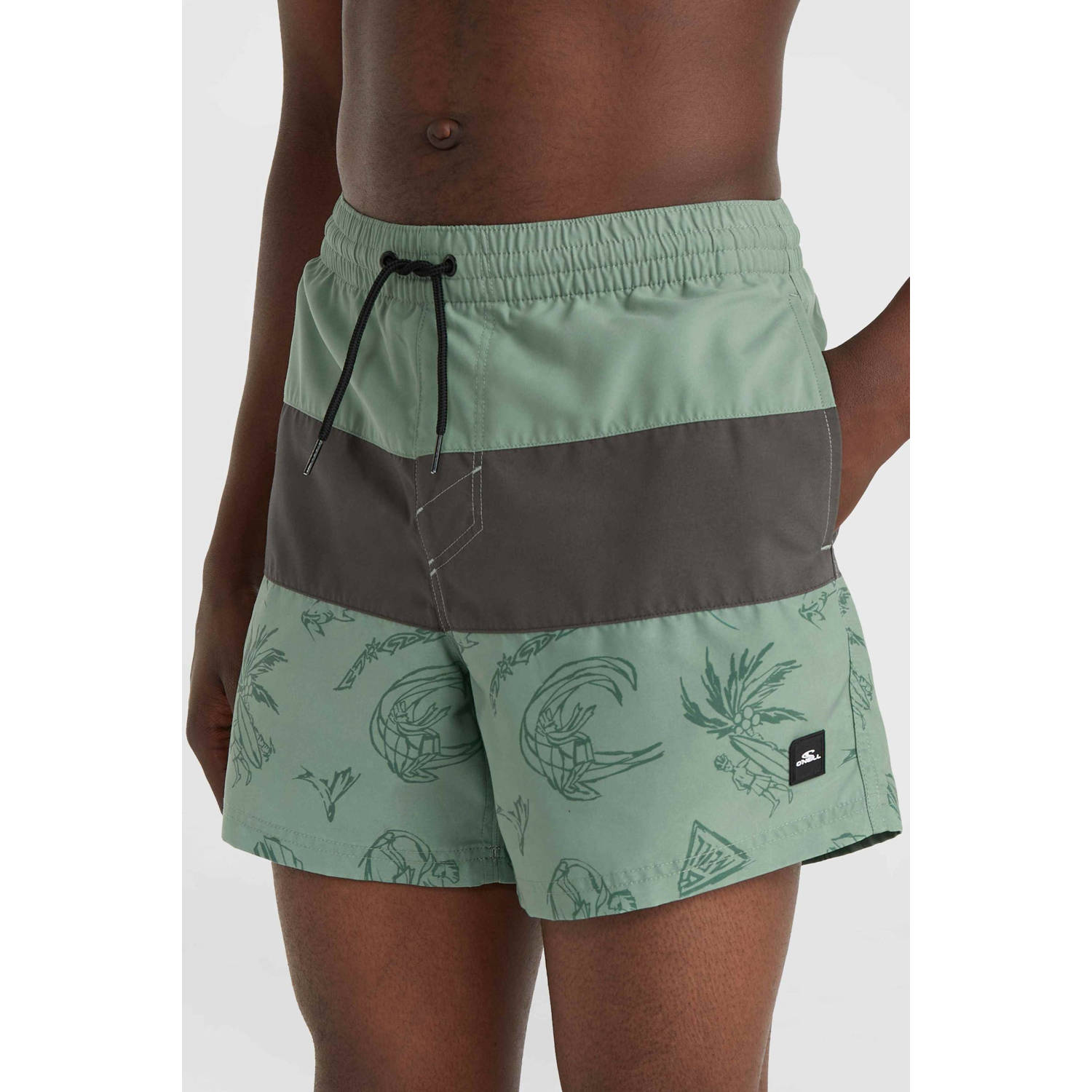 O'Neill zwemshort Mix & Match Cali groen grijs