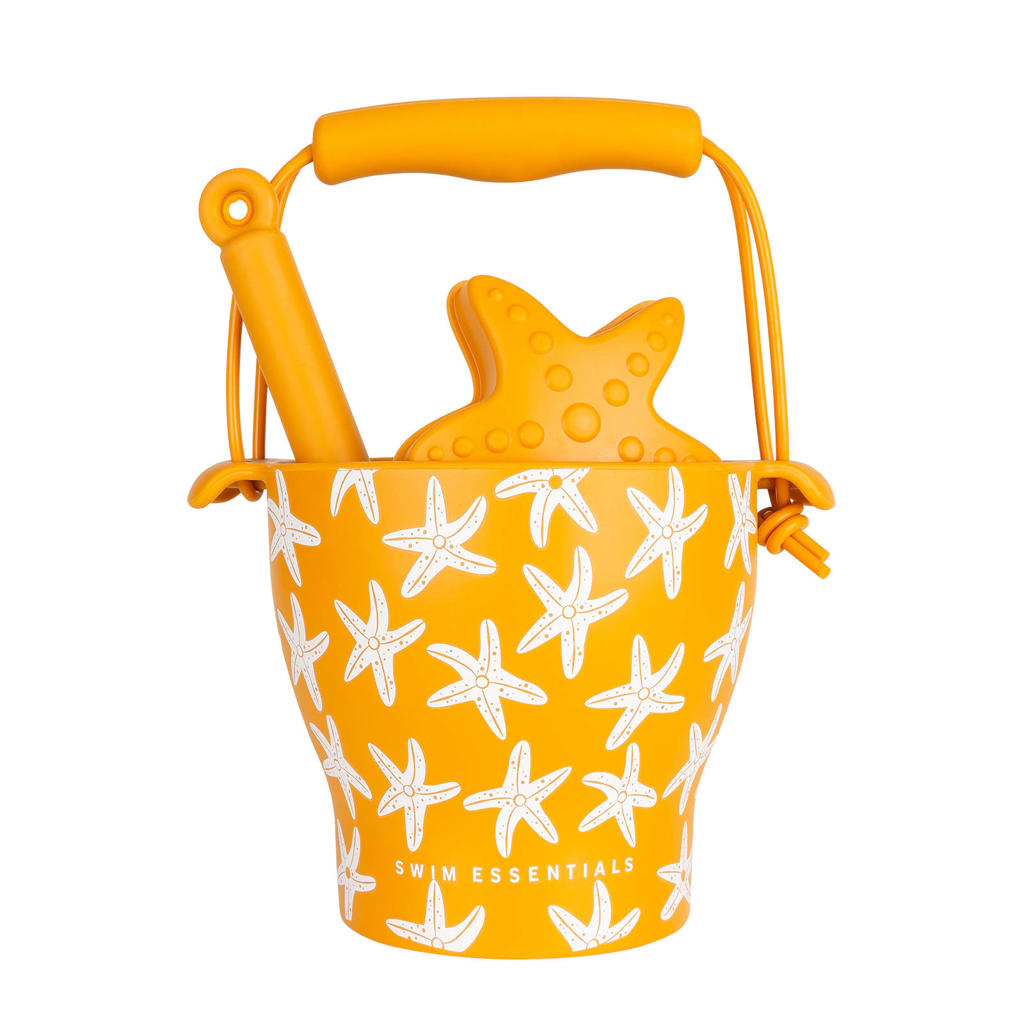 Swim Essentials zeester strand set met emmer, schep en drie vormen ...