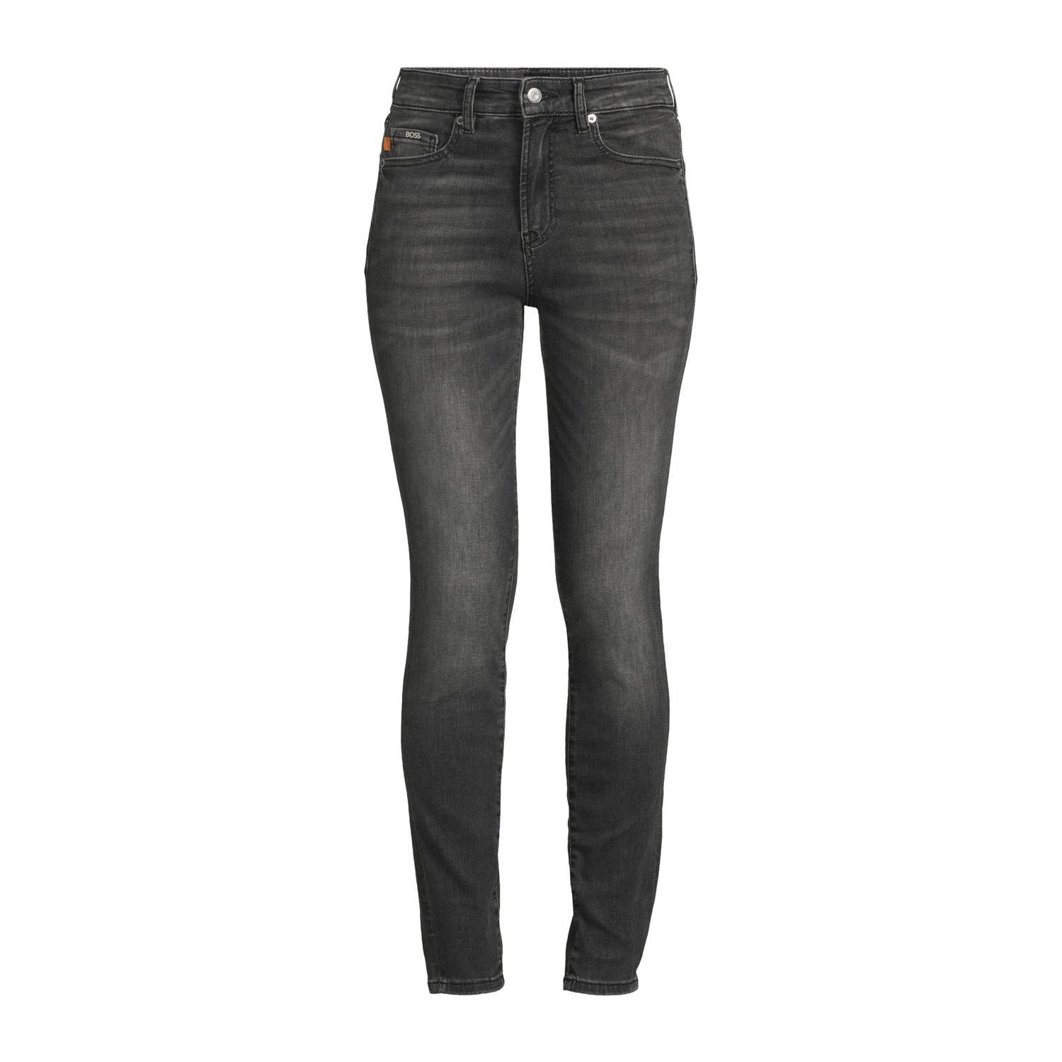 Boss Orange Slim fit jeans C_MAYE HR 1.0 met lederen boss badge