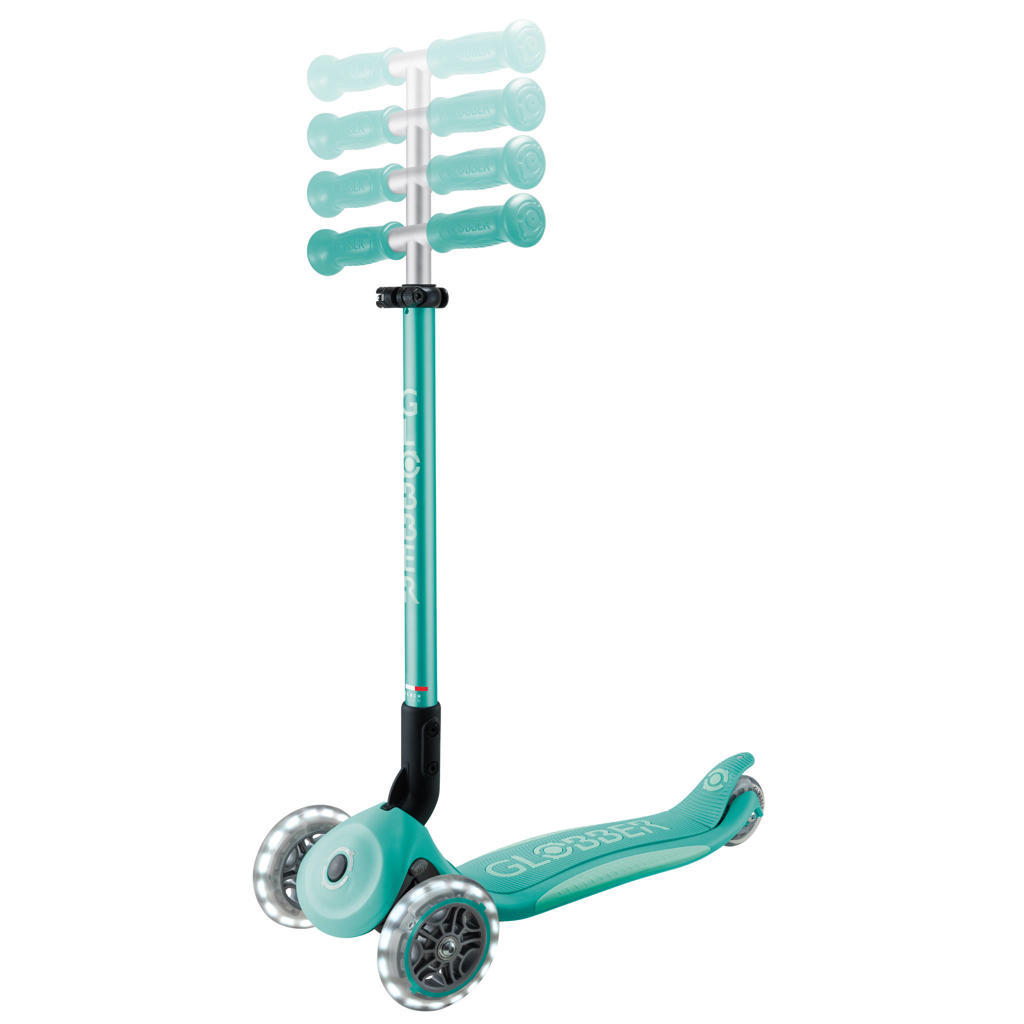 Globber Primo Foldable Plus Lights Mint | wehkamp