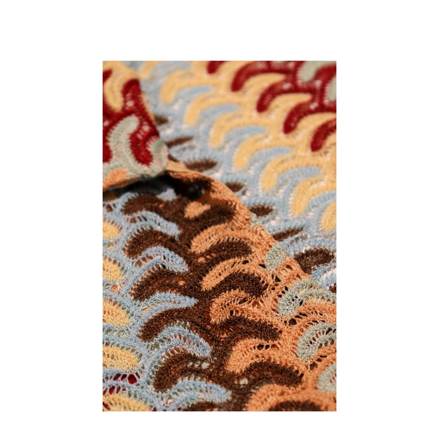 Lofty Manner gehaakte top met grafische print multi