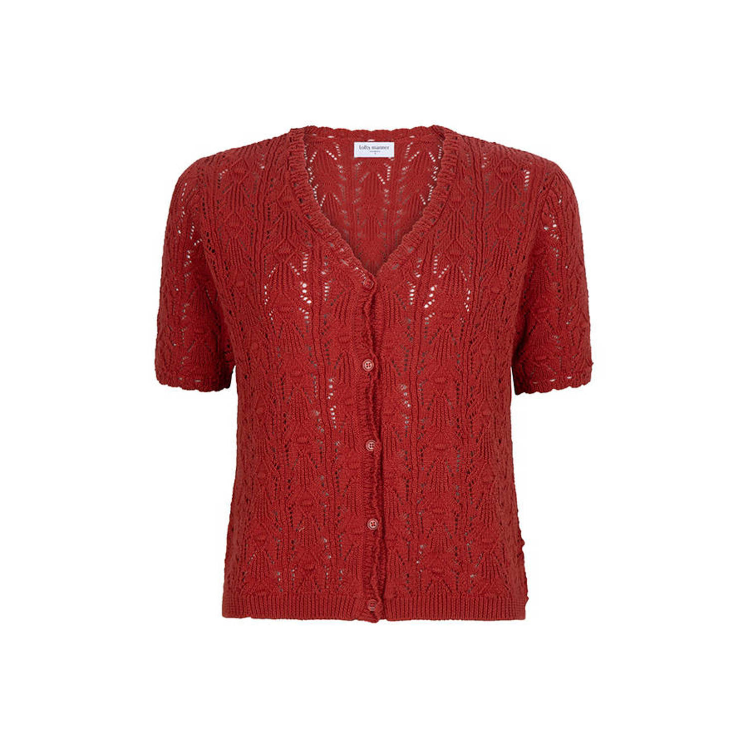 Lofty Manner vest roodbruin