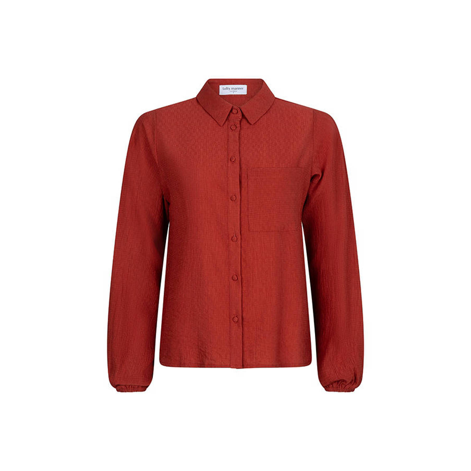 Lofty Manner blouse roodbruin