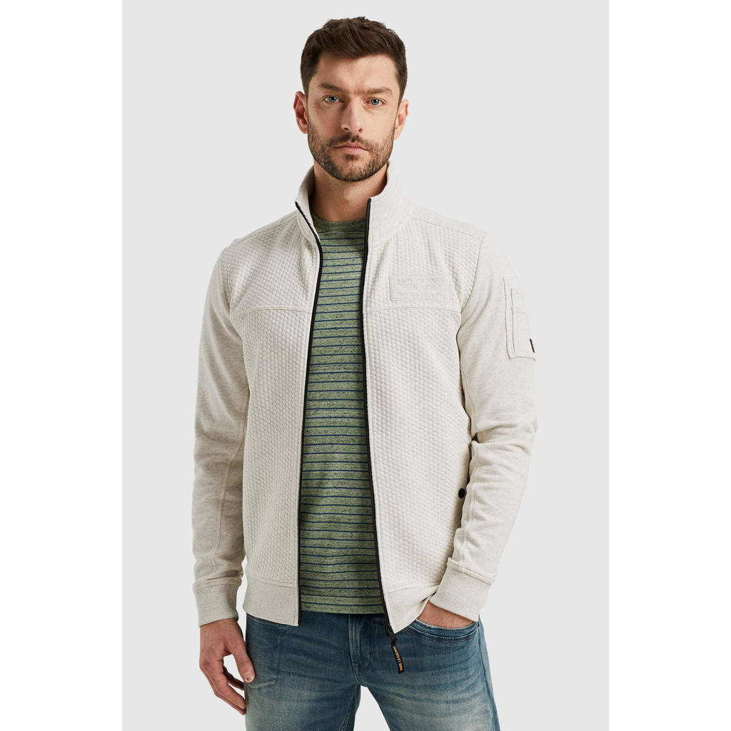 PME Legend sweatvest met textuur 5281 salute