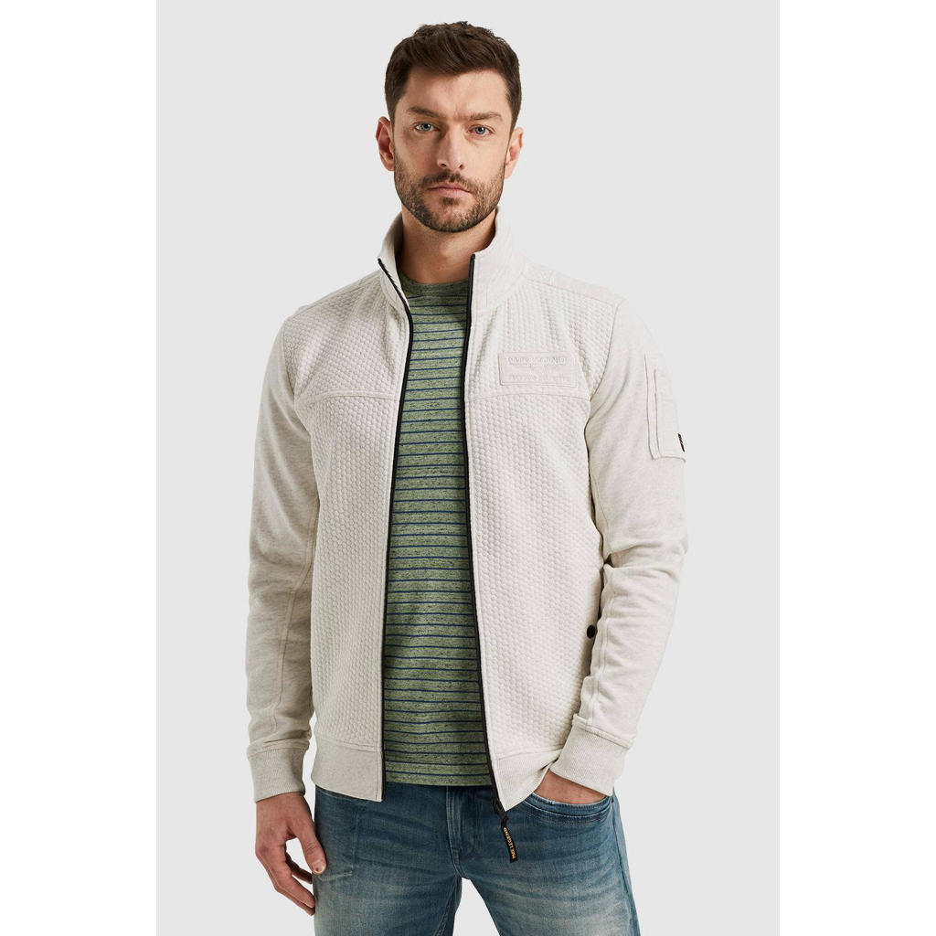 PME Legend sweatvest met textuur 5281 salute PME Legend sweatvest met textuur 5281 salute