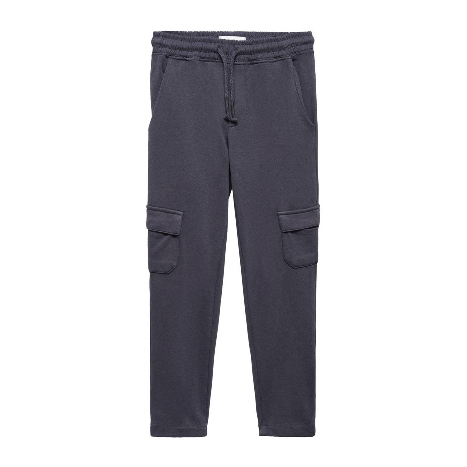 Mango Kids joggingbroek donkerblauw Jongens Sweat Effen 164