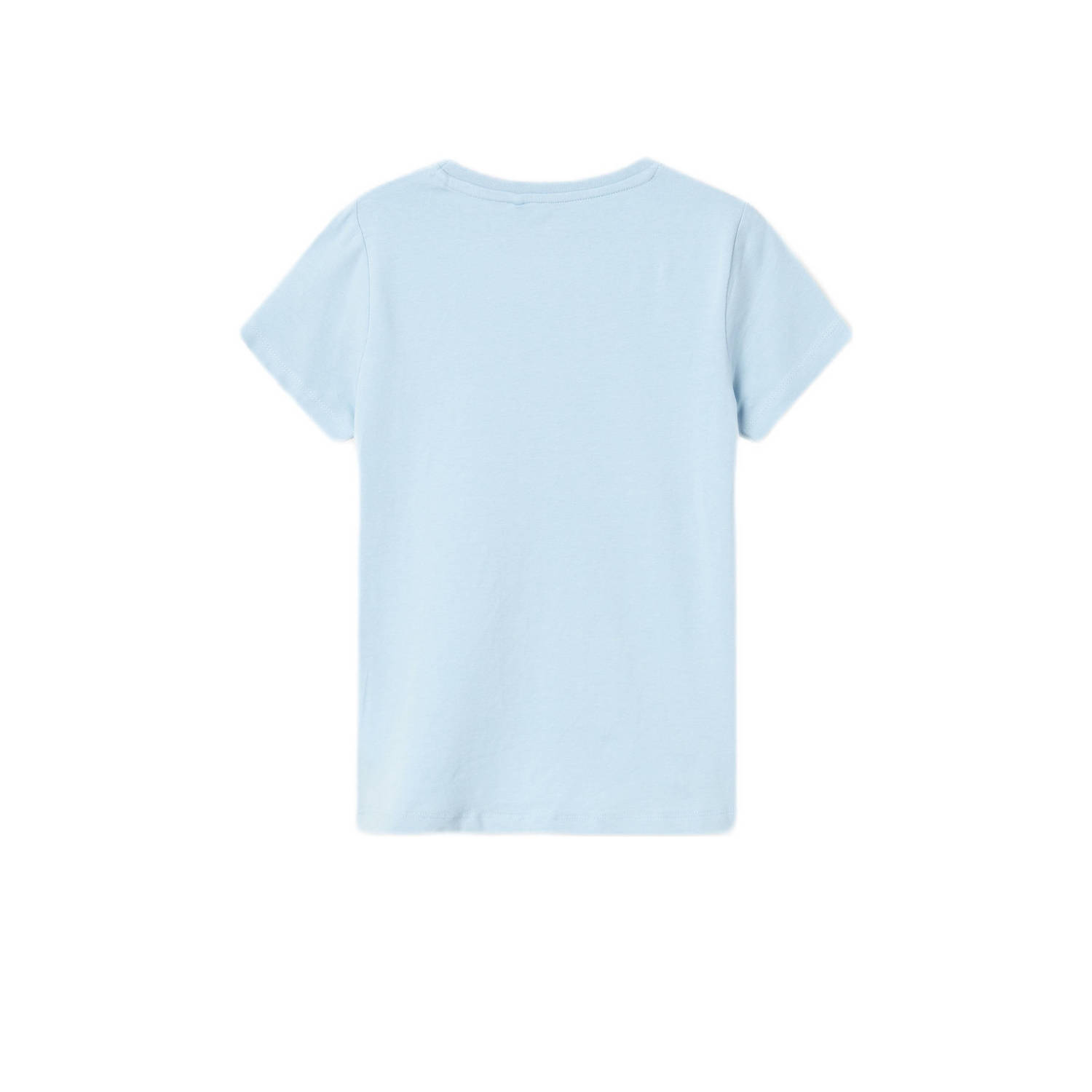 NAME IT KIDS T-shirt NKFVIX met printopdruk lichtblauw