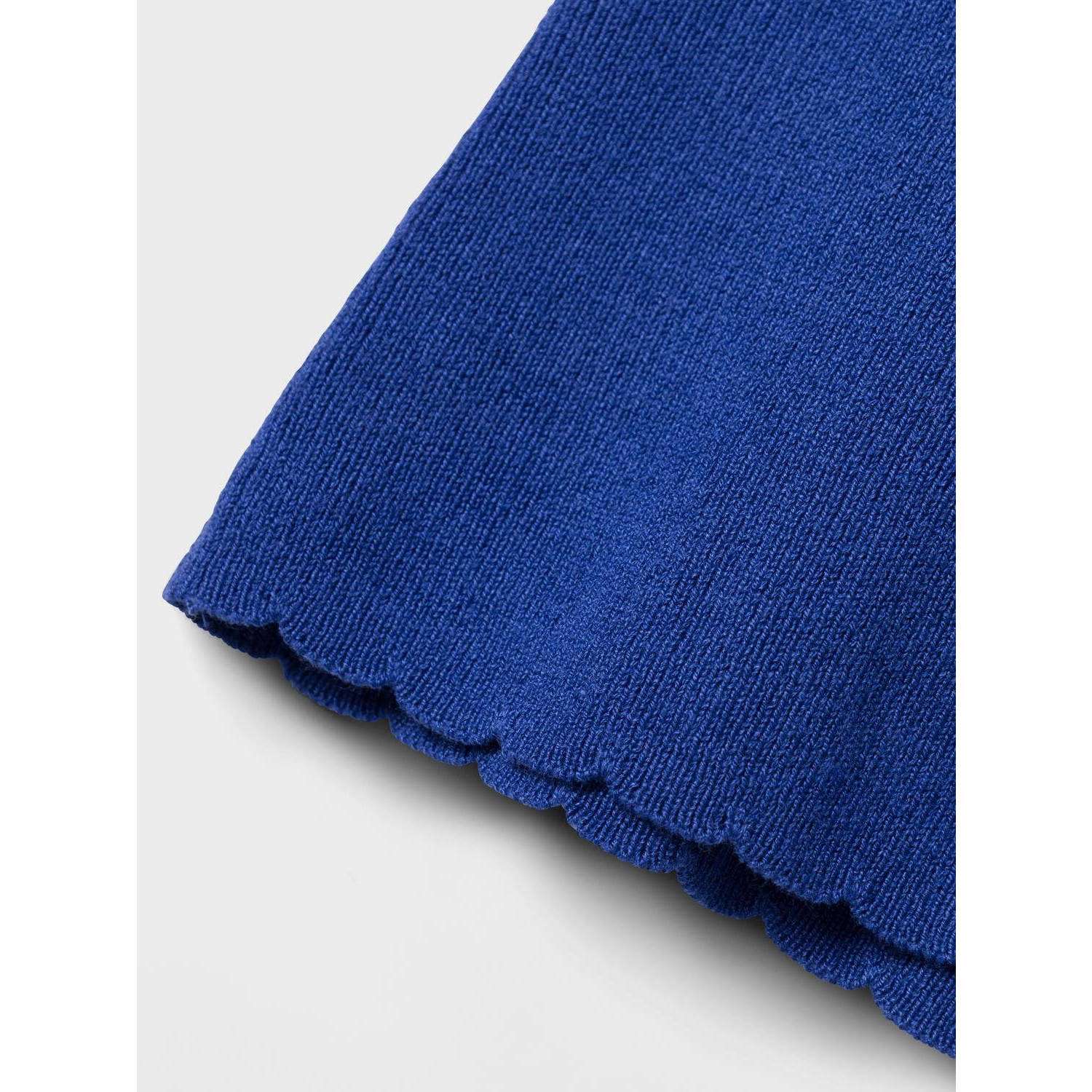 NAME IT KIDS ribgebreid singlet NKFFILISA hardblauw