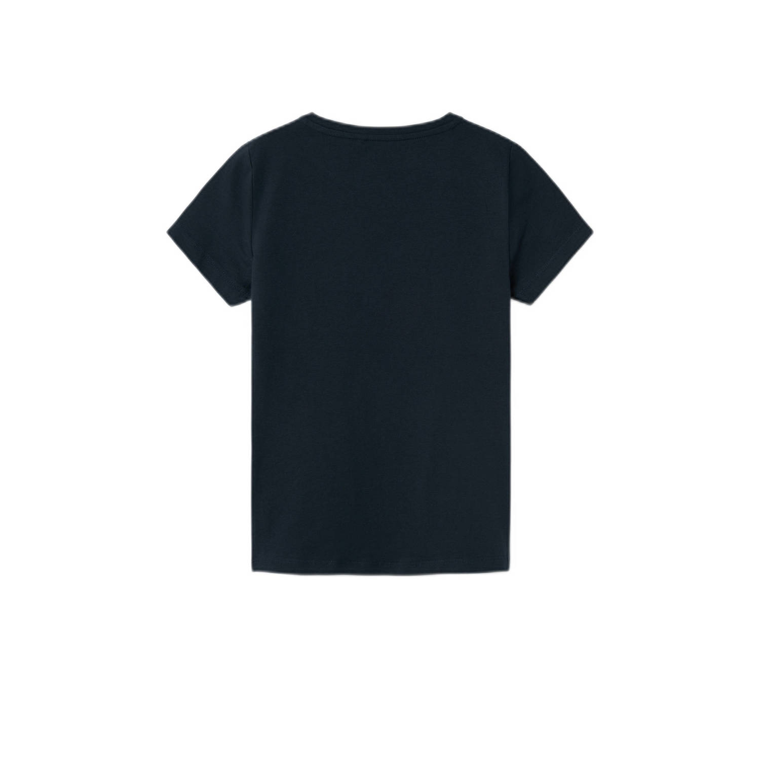 NAME IT KIDS T-shirt NKFVIX met printopdruk donkerblauw
