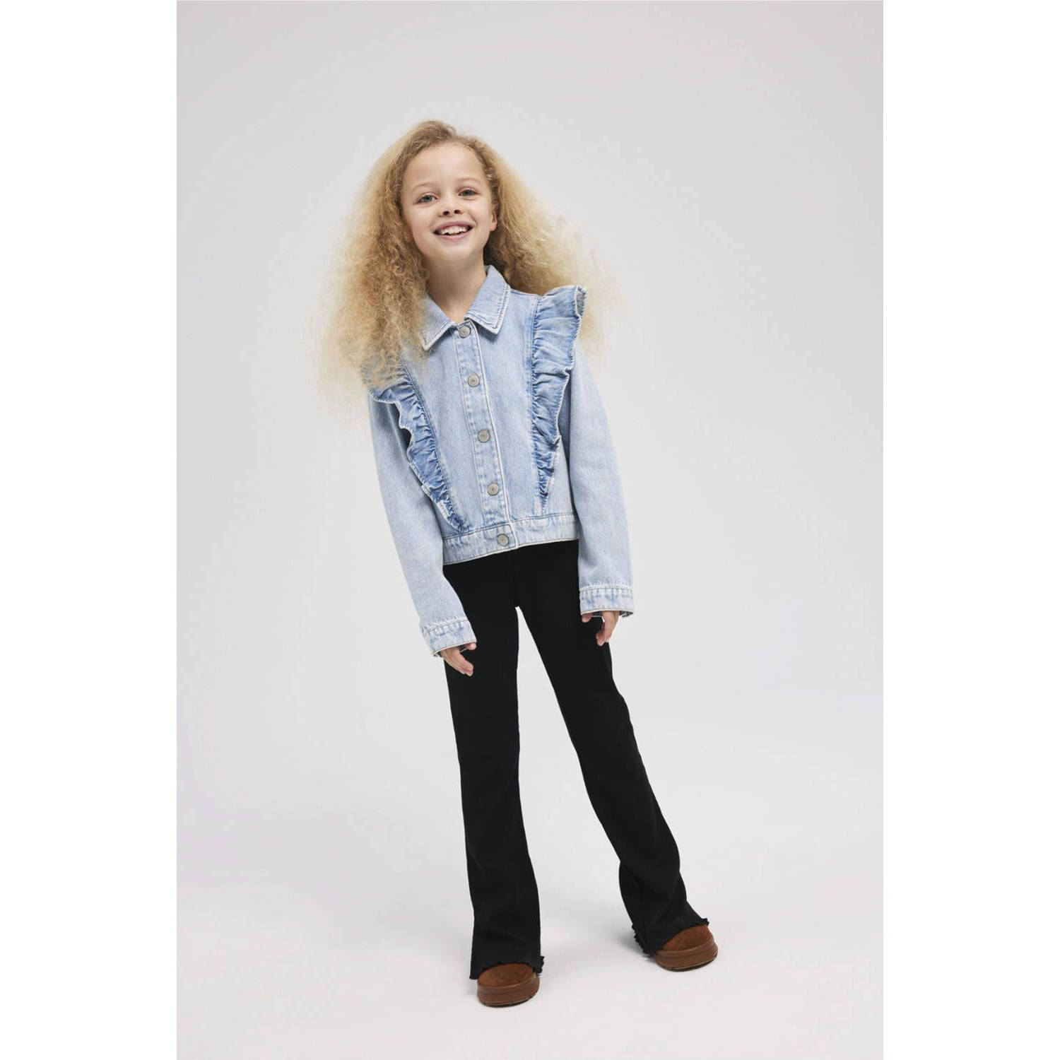 NAME IT KIDS spijkerjas NKFLEA light blue denim