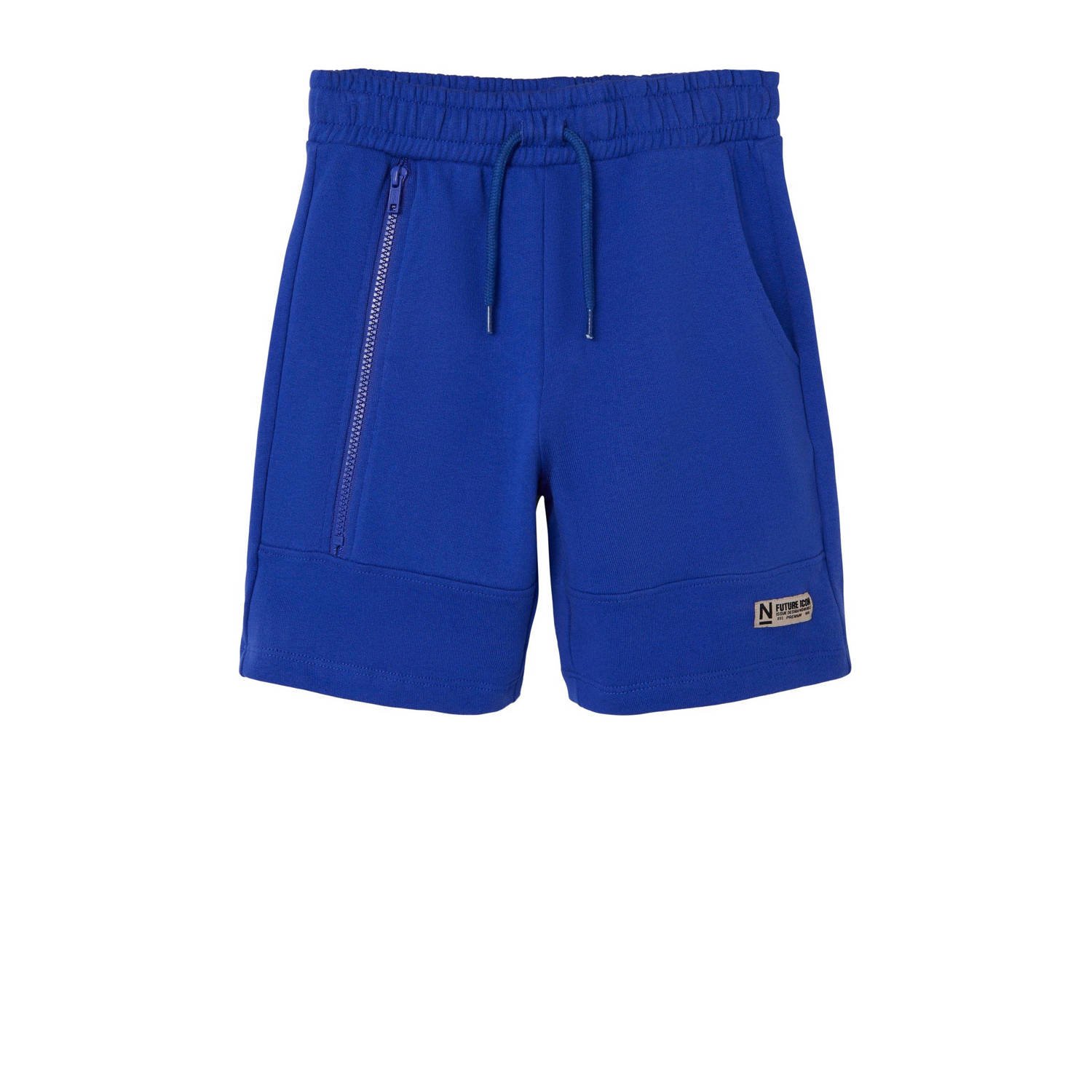 Name it KIDS sweatshort NKMFLUGT hardblauw Korte broek Effen 116