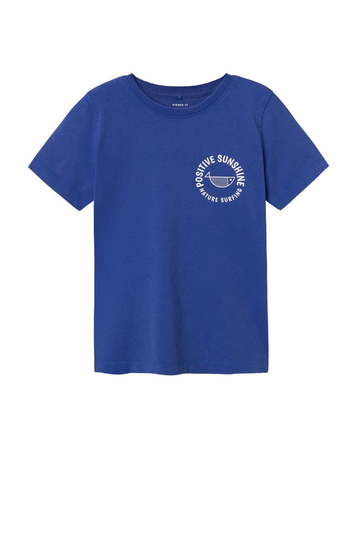 NAME IT KIDS T-shirt NKMFEMTEN met backprint hardblauw wehkamp