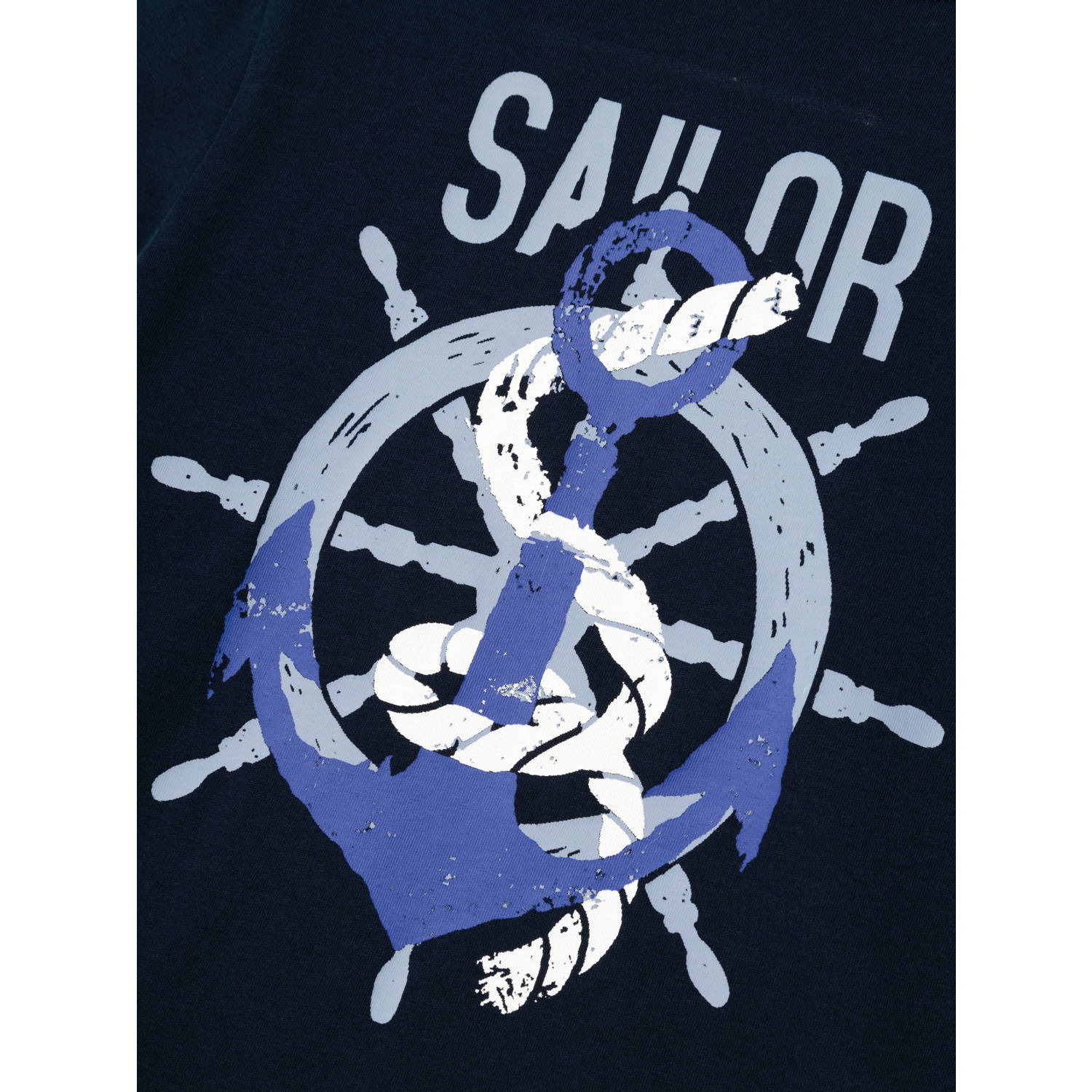 NAME IT KIDS T-shirt NKMFALIKSEN met backprint donkerblauw